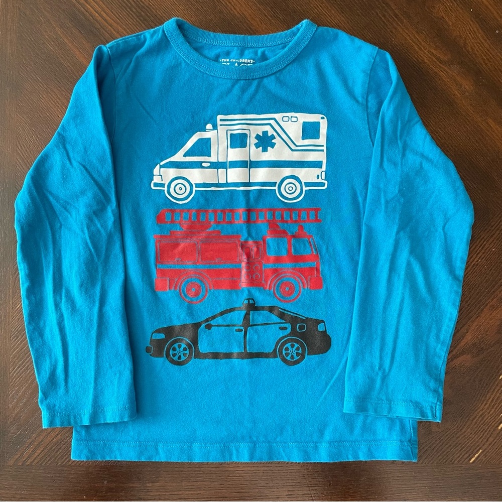 4T Boys Graphic Long Sleeve Shirt
